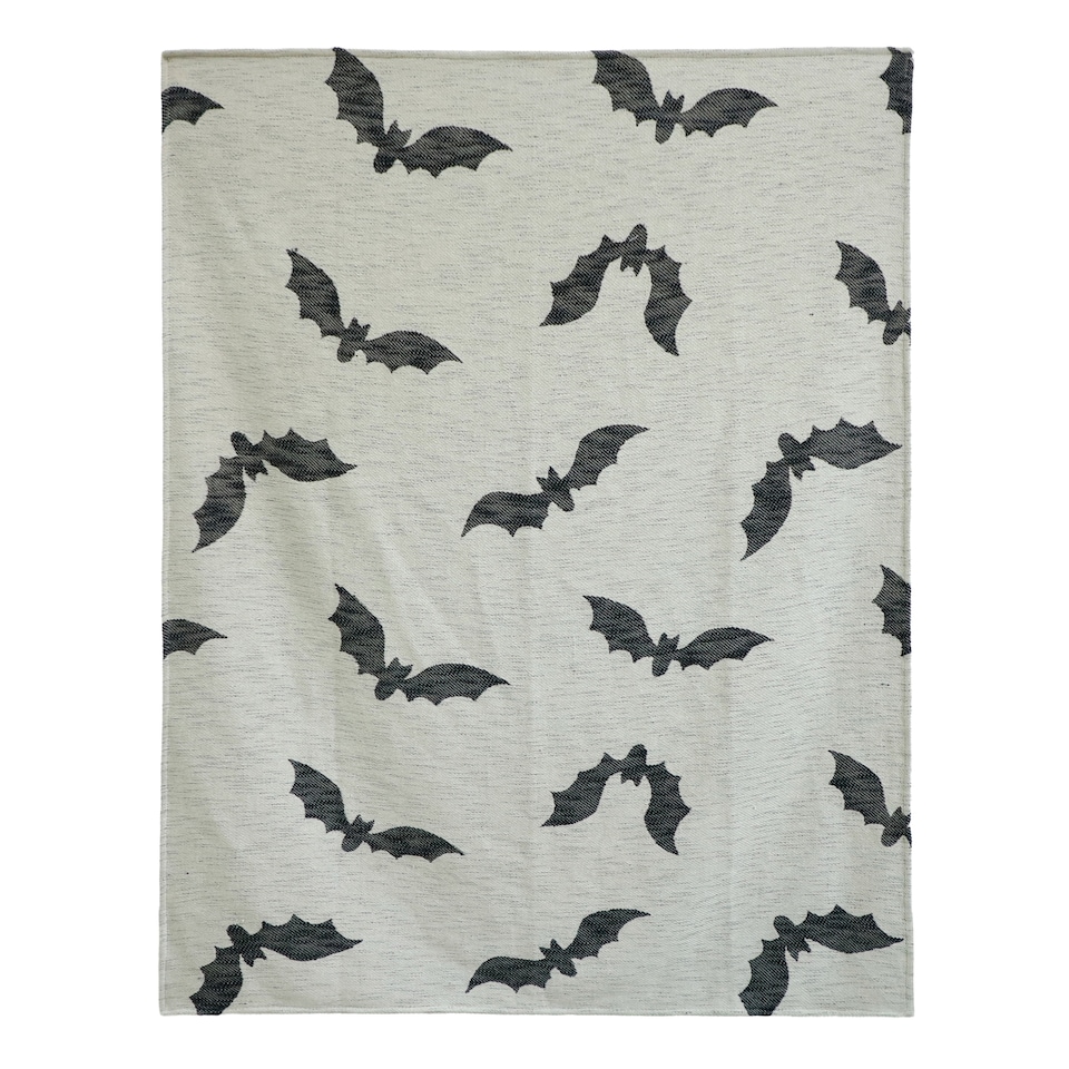 F&F Home Halloween Bat Knitted Throw