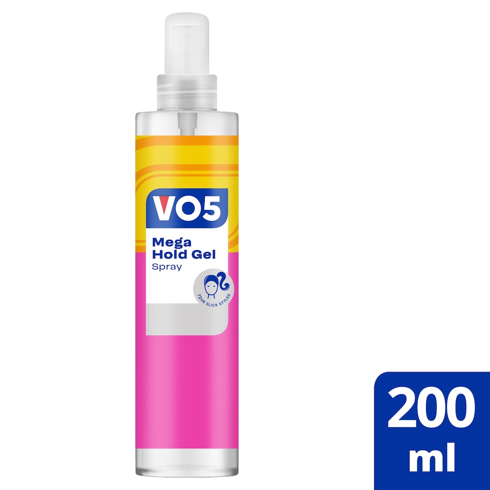 image 1 of Vo5 Mega Hold Gel Spray 200Ml