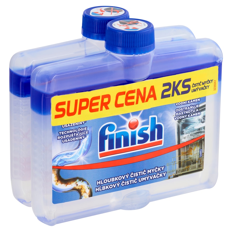 image 1 of Finish Fresh Deep Dishwasher Cleaner 2 x 250ml