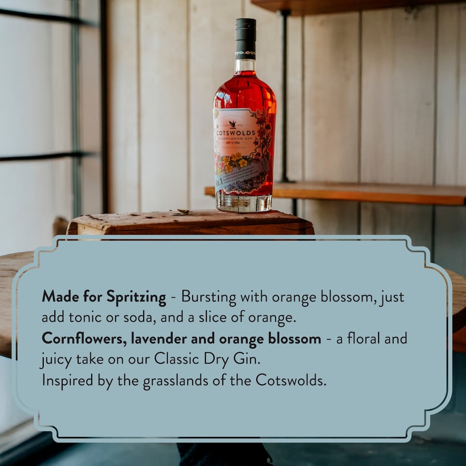 image 1 of Cotswolds Wildflower Gin 700Ml
