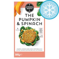 Strong Roots The Pumpkin & Spinach Burger 300G