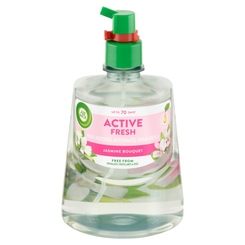 image 1 of Air Wick Active Fresh Water-Based Refill for Automatic Diffuser Jasmine Bouquet 228 ml