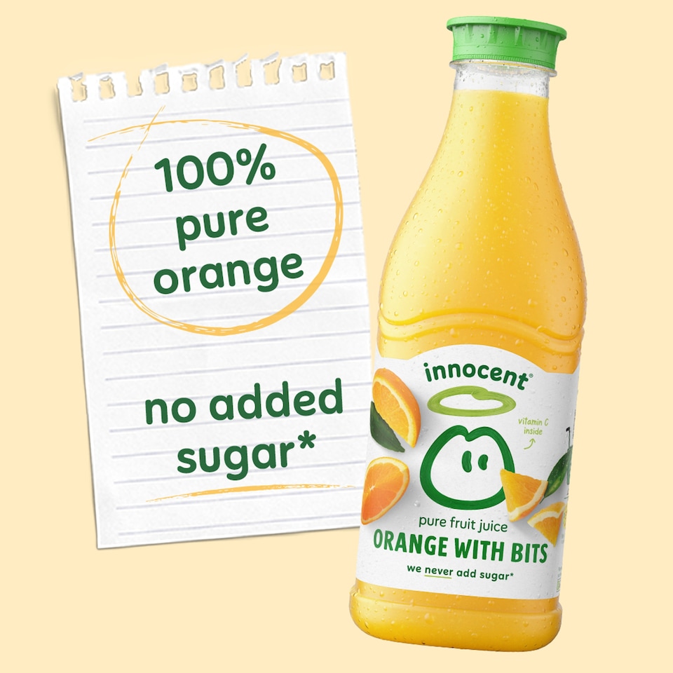 image 1 of Innocent Orange Juice With Bits 1.35 Litre