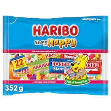 Haribo Share The Happy Fizzy & Fruit Gums 352G