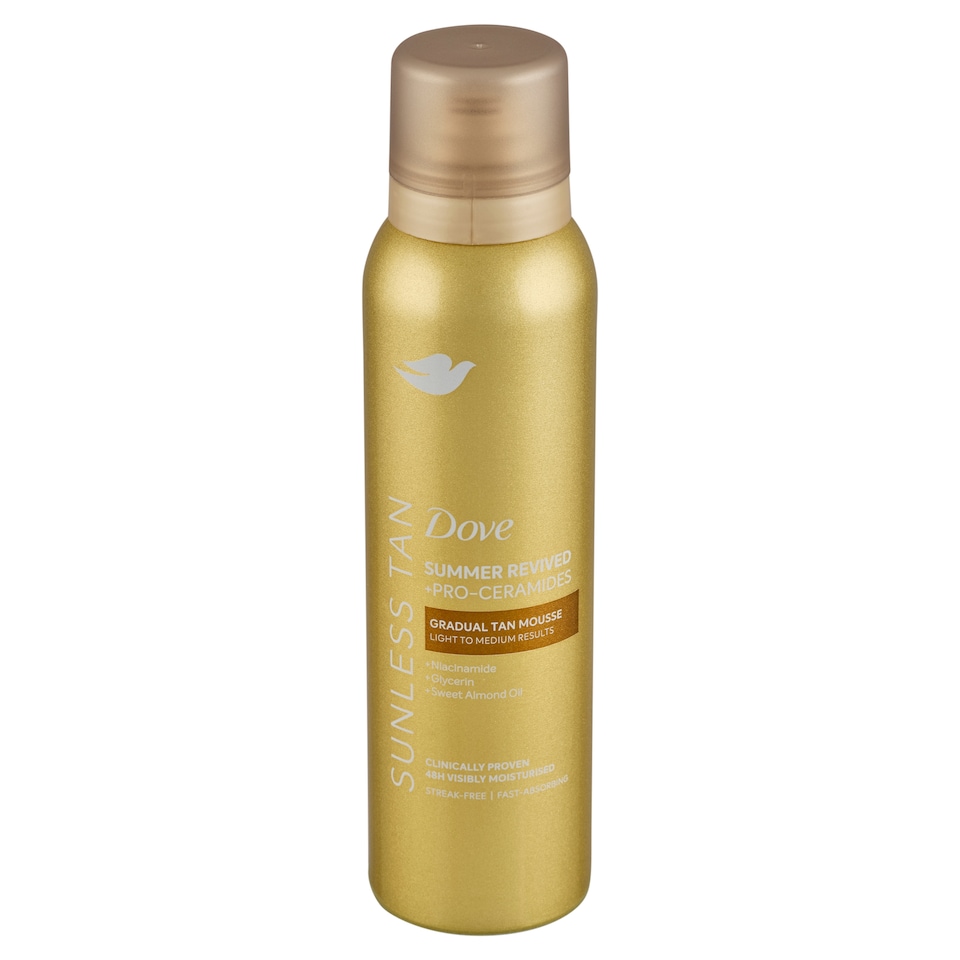 image 1 of Dove Summer Revived Gradual Self-Tan Body Mousse for Light to Medium Results 150 ml
