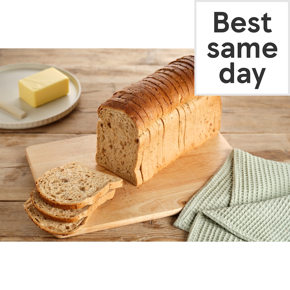 image 1 of Tesco Hi Fibre Malted Loaf 800G Sliced