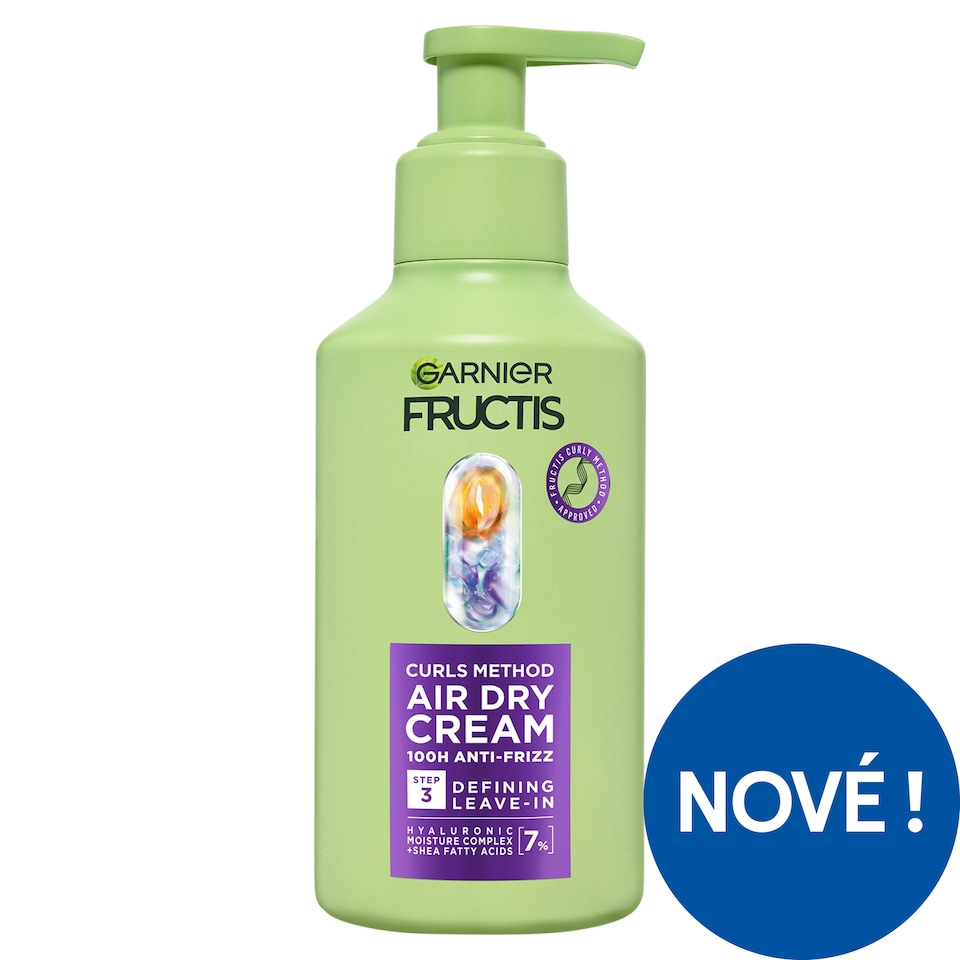 Garnier Fructis Curls Method Hydrating Leave-In Cream for Dry Wavy and Curly Hair 260 ml