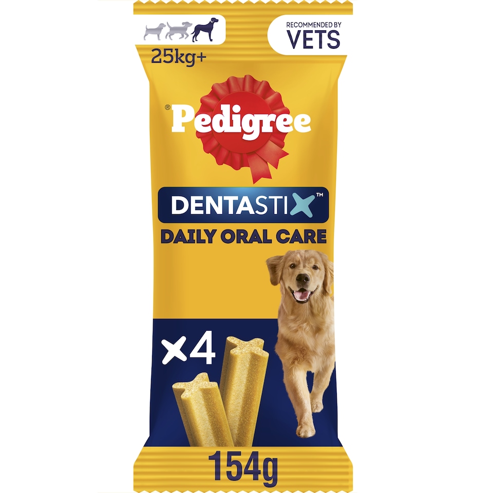 image 1 of Pedigree Dentastix Daily Large Dog Treats 4 Dental Sticks