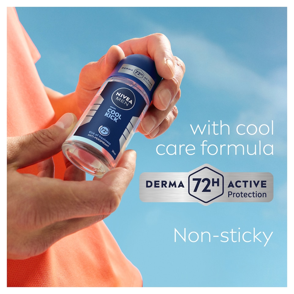 image 1 of NIVEA MEN Antiperspirant Deodorant Roll On - Cool Kick 50ml