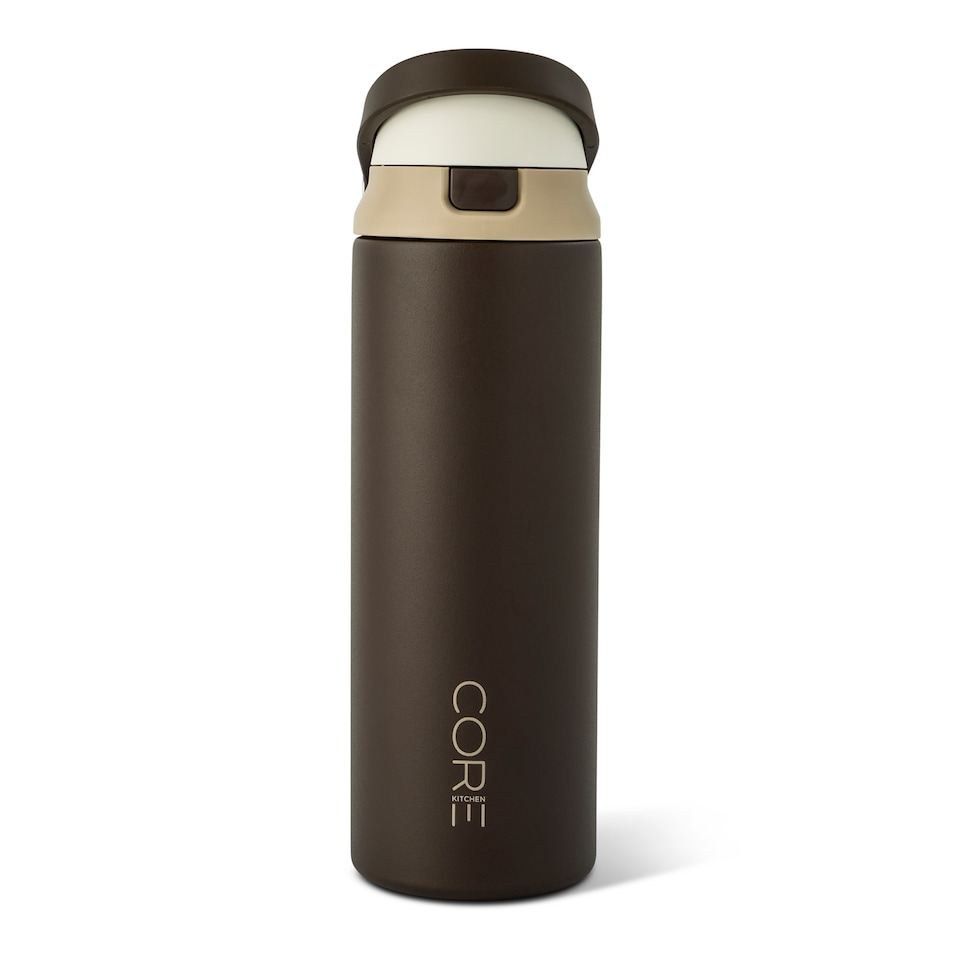 image 1 of Core Kitchen Mocha Hydra Dual Function Water Bottle 710ml