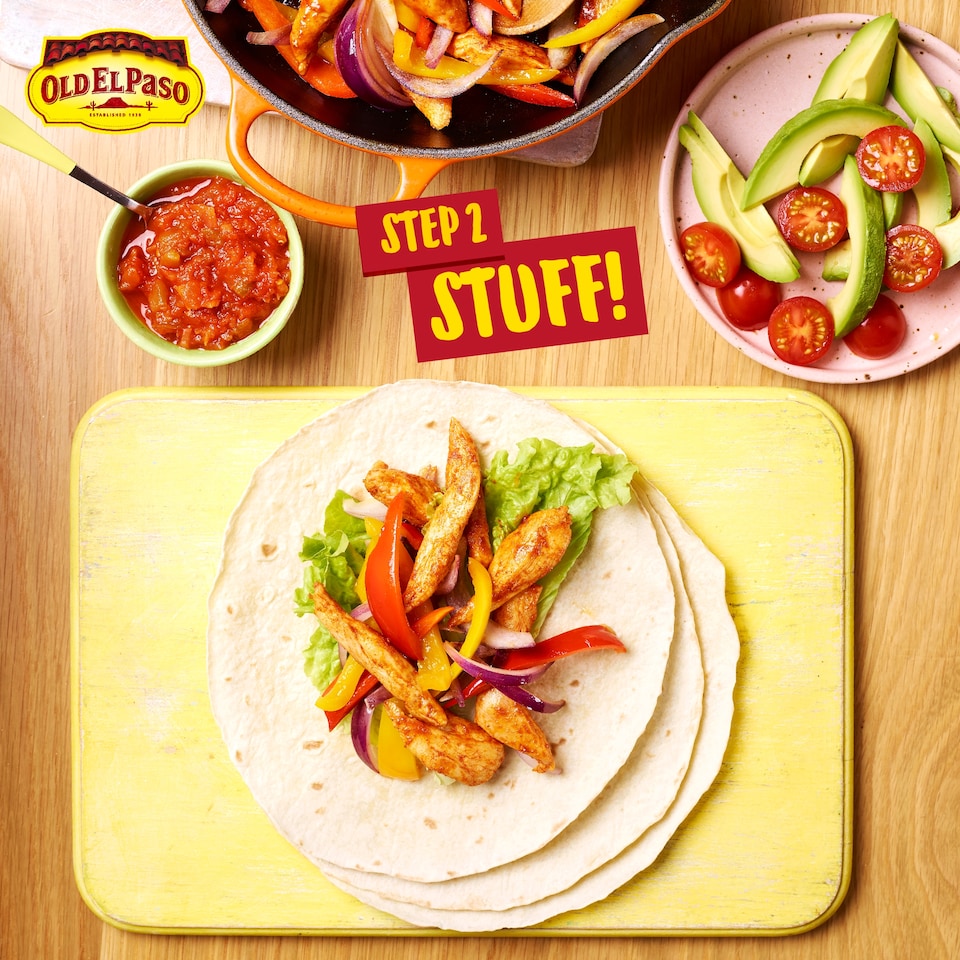 image 1 of Old El Paso Extra Thin Large Tortillas 192g