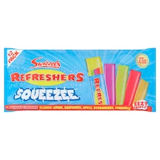 Swizzels 12X50ml Refreshers Pops Squeezee Freeze