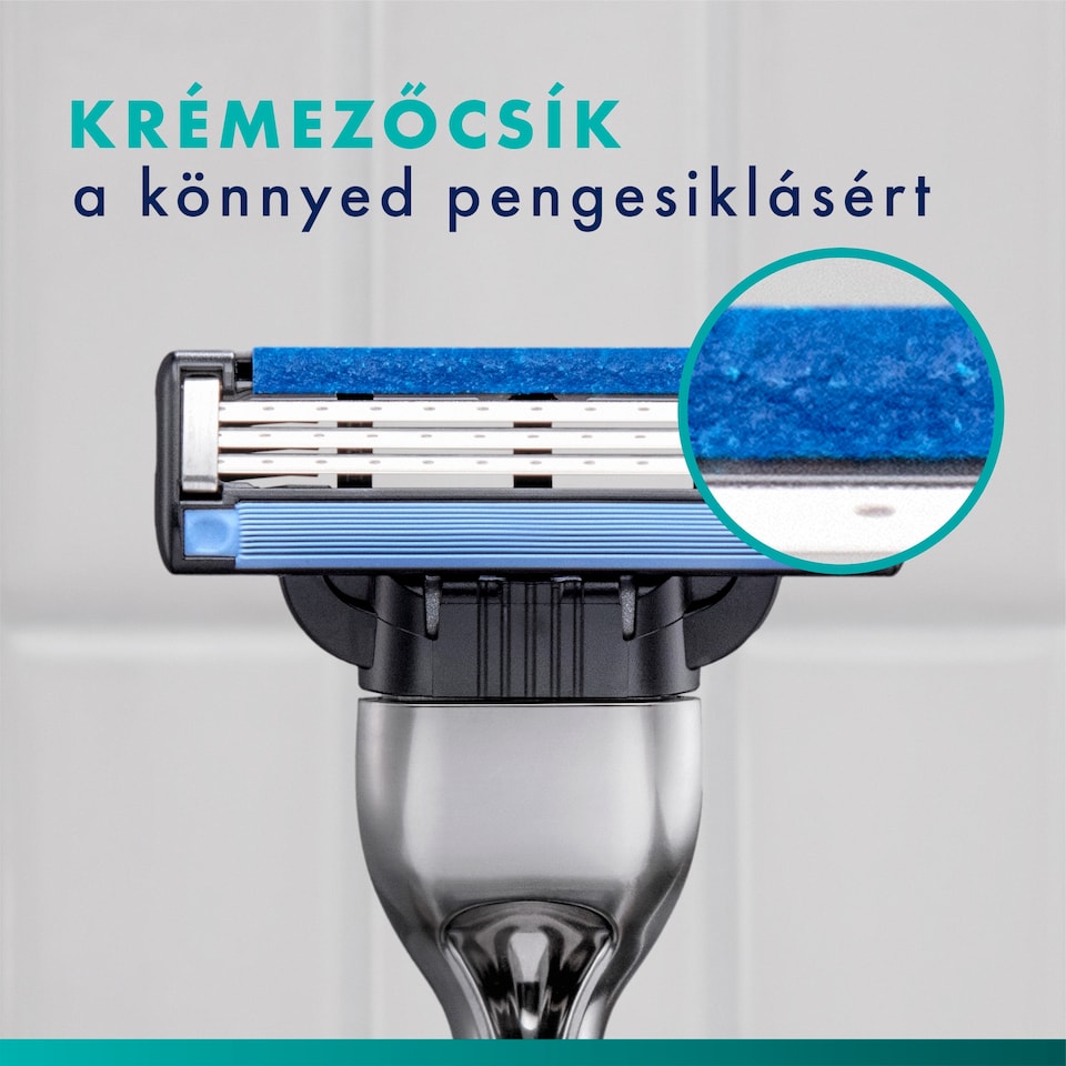 Gillette Mach3 Férfi Borotvabetétek, 12 Gillette 3 Pengés Borotvabetétek 1. kép