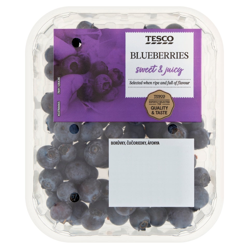 Tesco áfonya 125 g