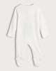 image 2 of F&F Baby Pure Cotton I Love My Daddy Baby Embroidered Sleepsuit in Multi Pink