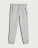 image 4 of F&F Boys Cotton Rich Zip Pocket Cuffed Drawstring Joggers in Grey Marl