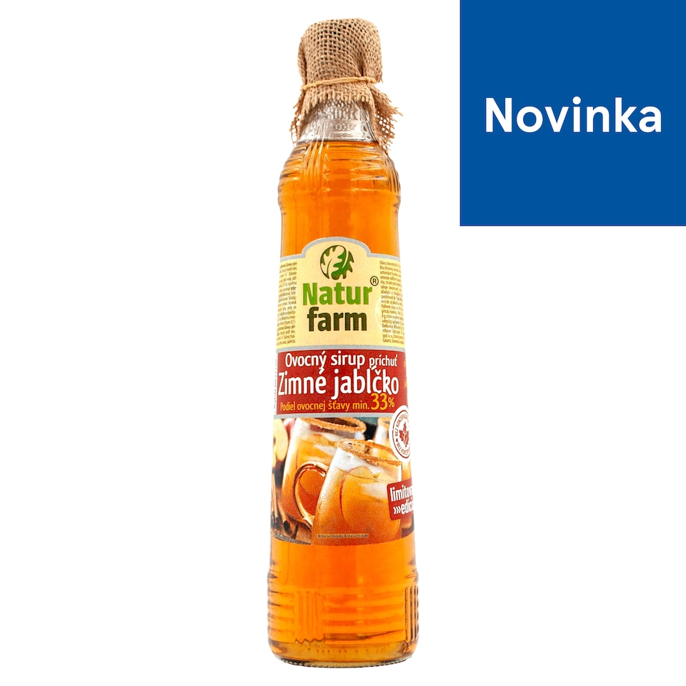 Natur Farm Ovocný sirup príchuť zimné jabĺčko 0,7 l