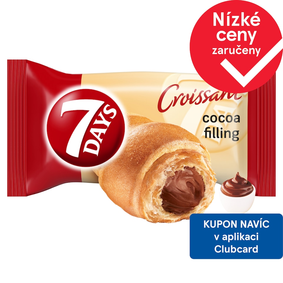 7 Days Croissant s kakaovou náplní 60g