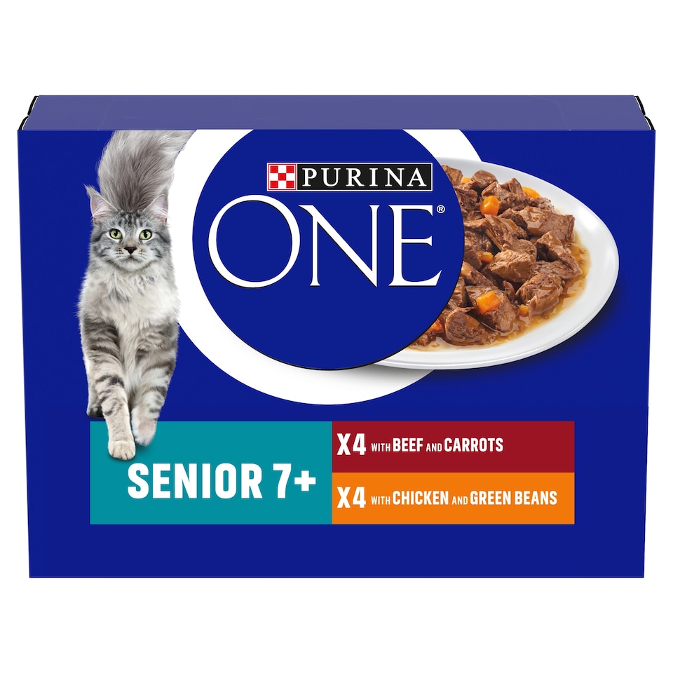 image 1 of Purina One Wet Chicken Beef 8X85g