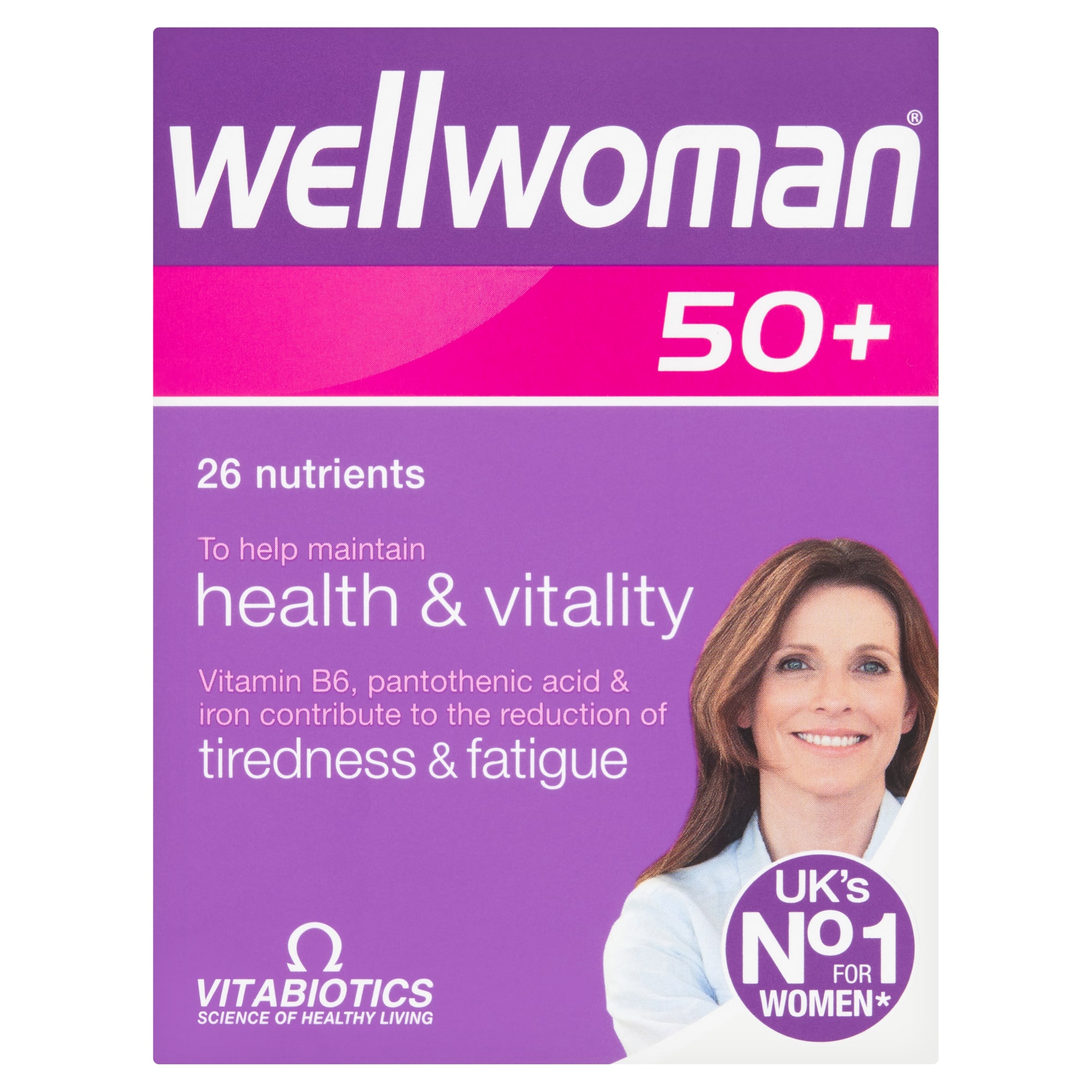 Vitabiotics Wellwoman 50+ Advanced Vitamin & Mineral Tablets 30s