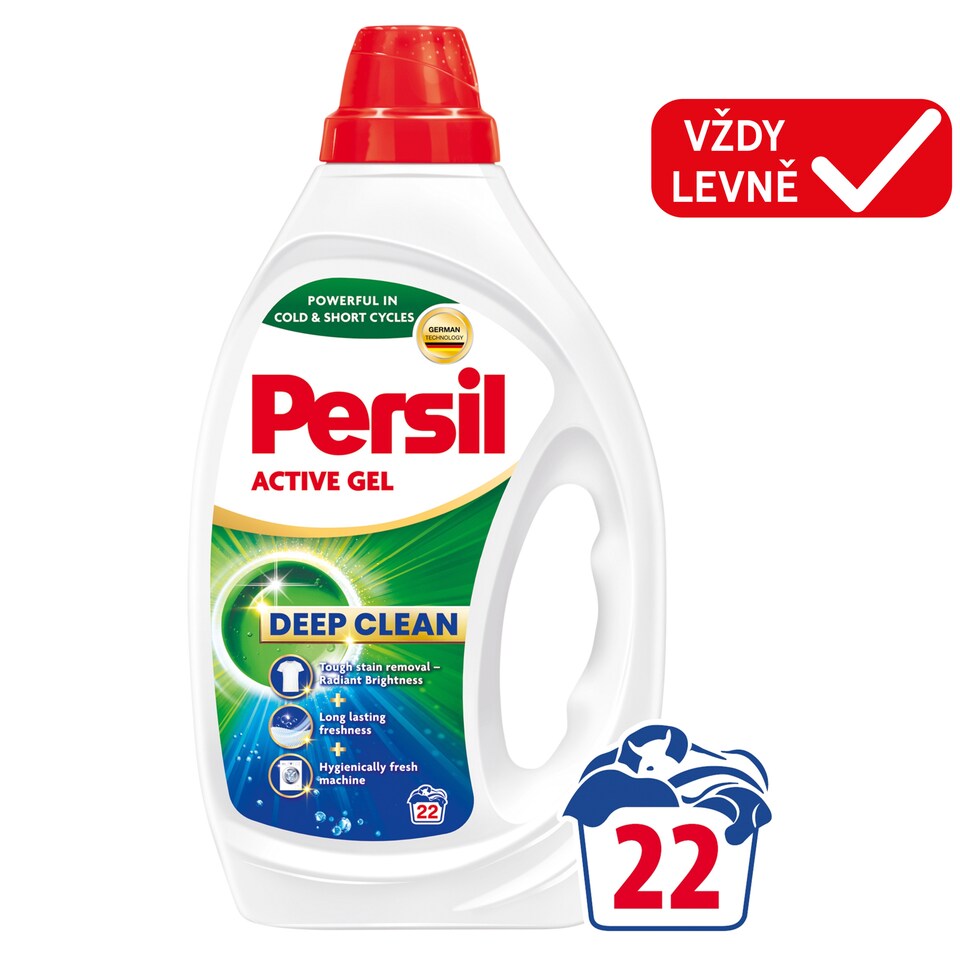 Persil Deep Clean Active Gel přípravek pro praní prádla 22 praní 990ml