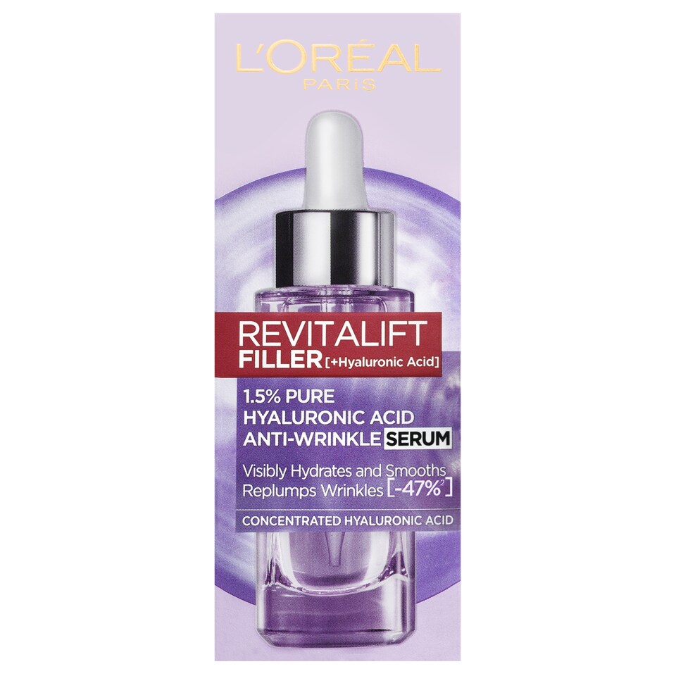 L'Oréal Paris Revitalift Filler sérum proti vráskám s 1 ,5 % čisté kyseliny hyaluronové, 30 ml