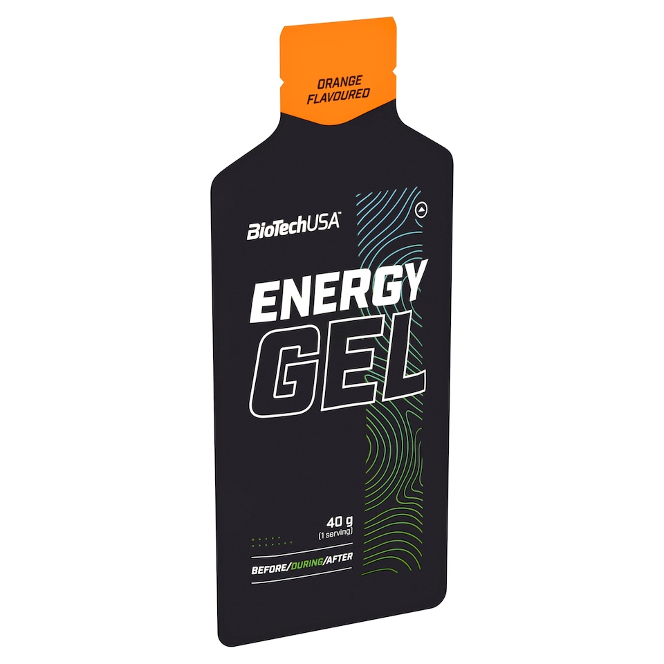 BioTechUSA Energy Gel narancs ízű étrendkiegészítő gél 40 g  1. kép