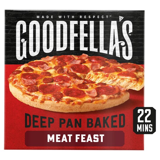 Goodfellas Deep Pan Meat Feast Pizza 415G Tesco Groceries