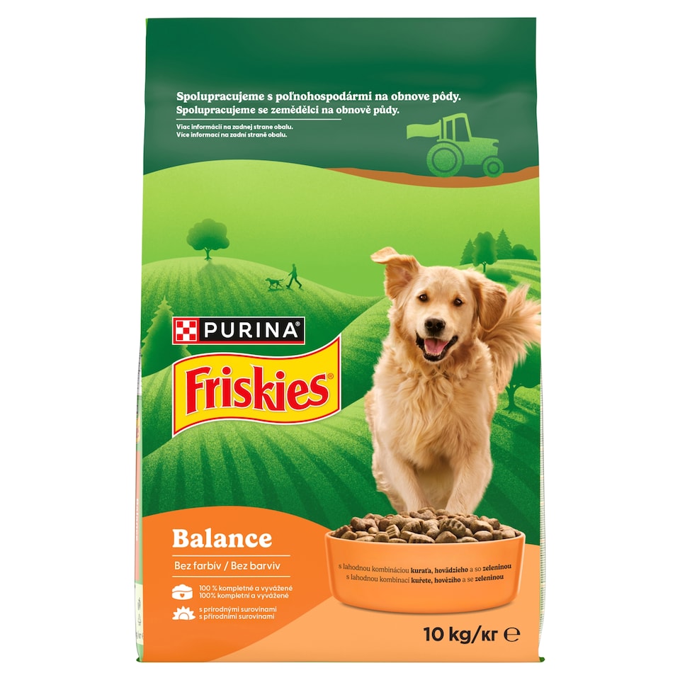 obrázok 1 z Friskies Balance granule pre psov kura, hovädzie, zelenina 10 kg