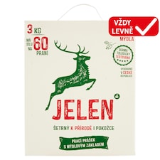 Jelen Prací prášek s mýdlovým základem 60 praní 3kg
