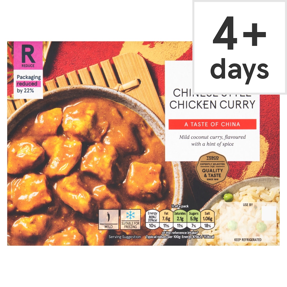 Tesco Chinese Style Chicken Curry 400G