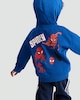 image 3 of Marvel Spider-Man Cotton Rich Hoodie in Navy