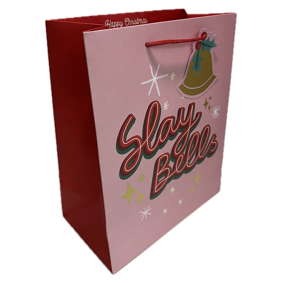 image 1 of Tesco Slay Bells Large Christmas Gift Bag