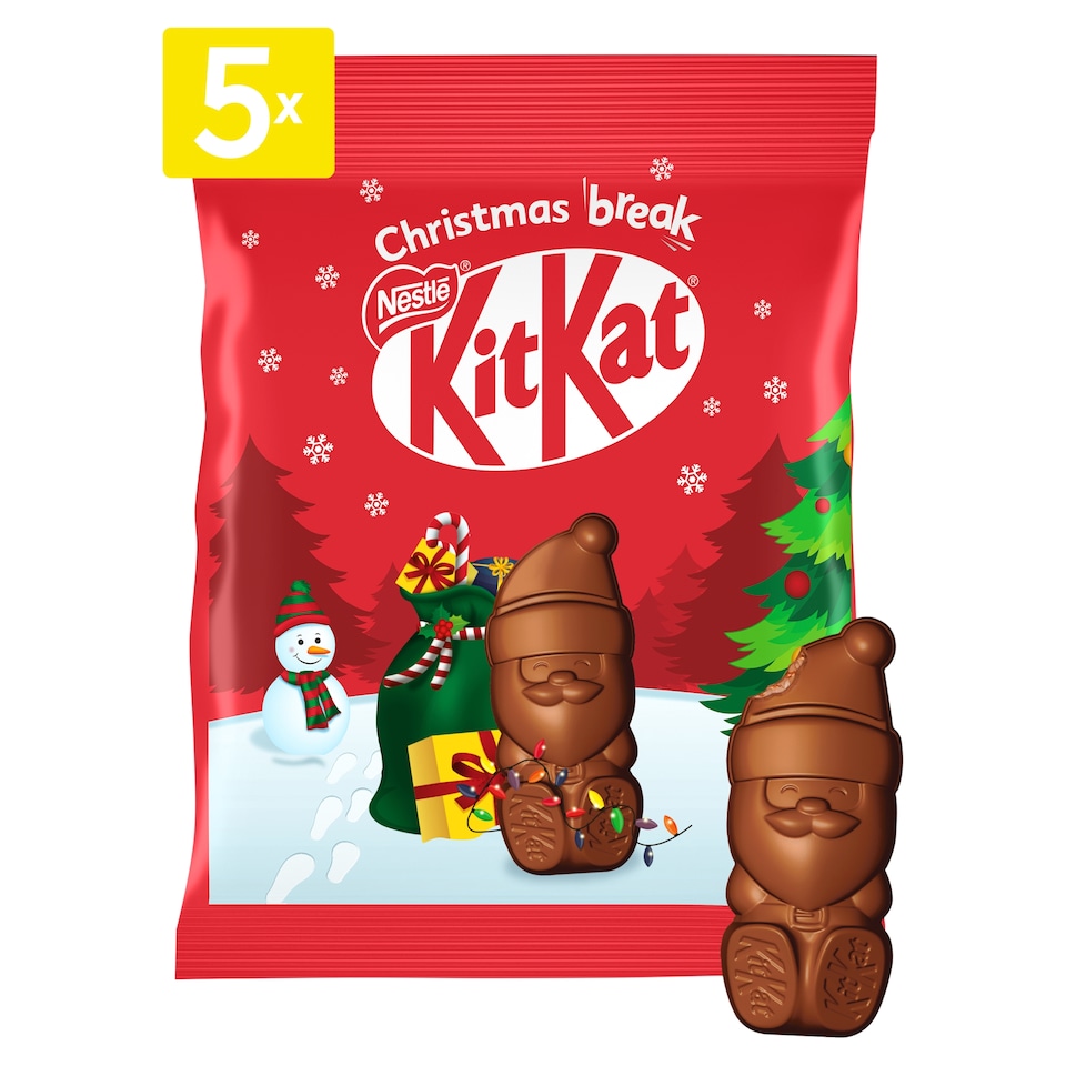 image 1 of Kit Kat Santa Milk Chocolate Sharing Bag 55G