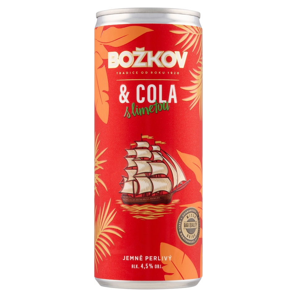 Obrázek 1 pro produkt Božkov Originál & cola s limetou 250ml