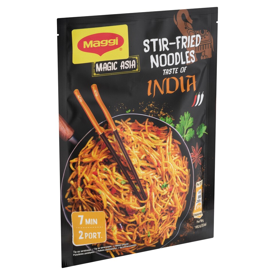 Maggi Magic Asia indiai pirított tészta curry-vel 118 g  1. kép