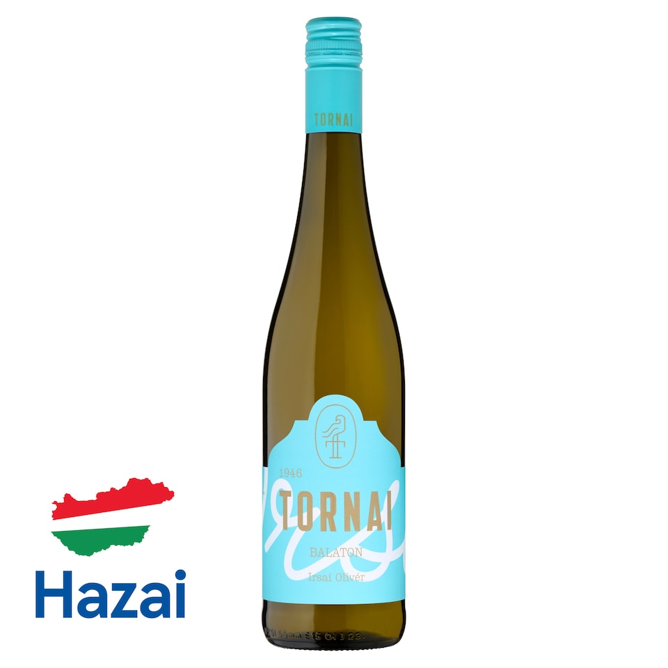 Tornai Balaton Irsai Olivér száraz fehérbor 11,5% 750 ml  1. kép
