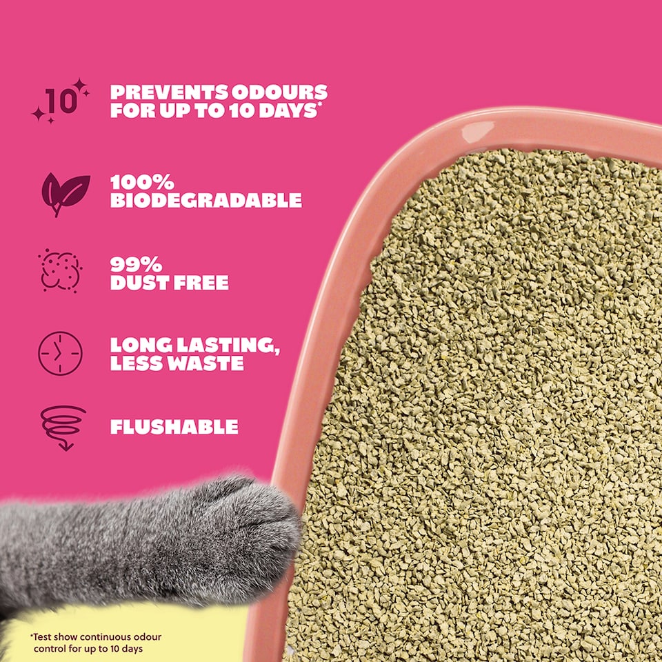 image 1 of Felight Natural Corn Ultra Clumping Cat Litter 6L