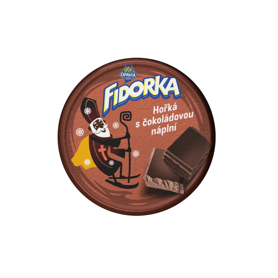 image 1 of Opavia Fidorka Wafer with Chocolate Filling Dipped in Dark Chocolate 30g