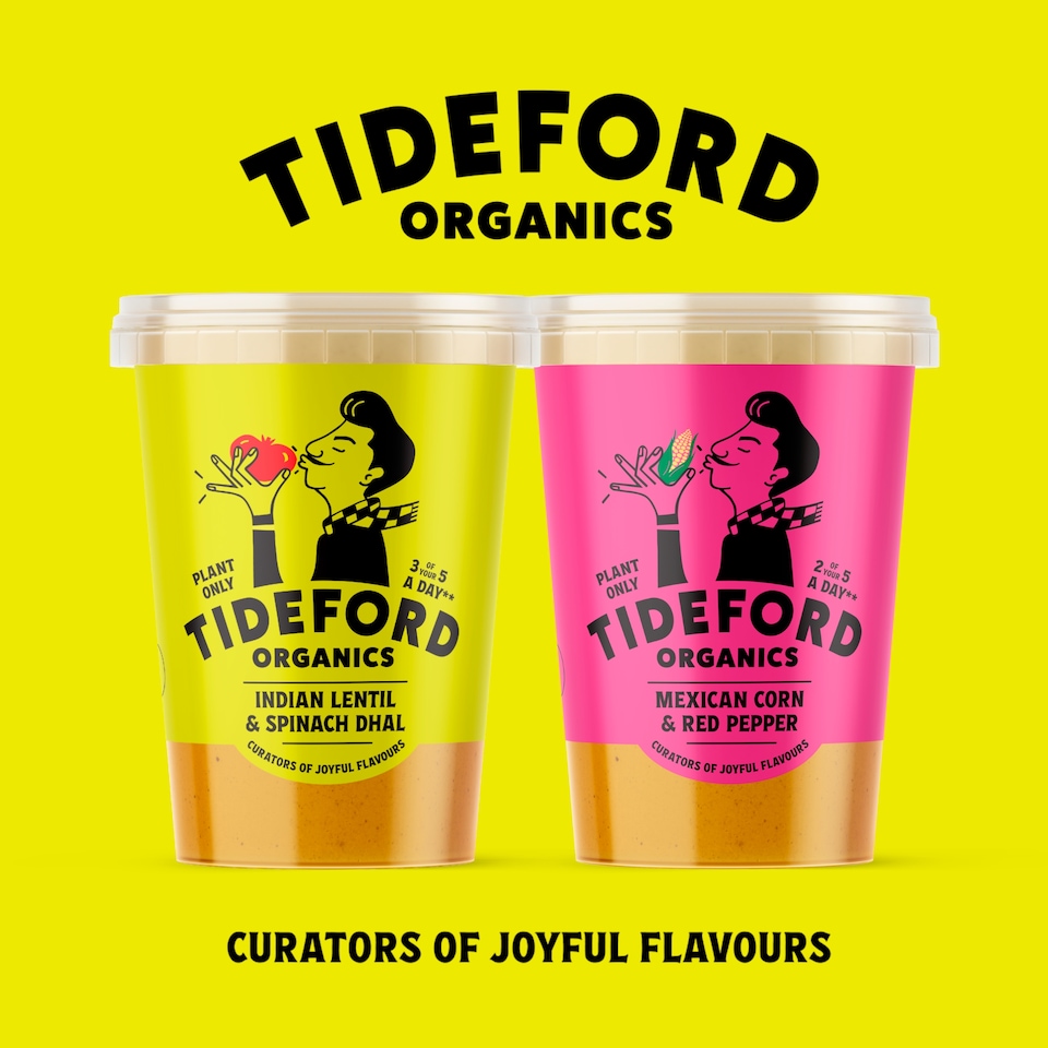 image 1 of Tideford Organics Indian Lentil & Spinach Dhal 560g