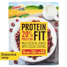 Bona Vita Protein Fit proteínové obilninové krúžky s kakaom 250 g