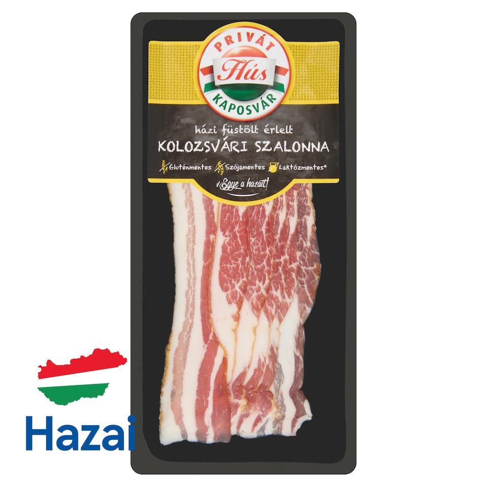 Privát Hús házi füstölt érlelt szeletelt kolozsvári szalonna 100 g