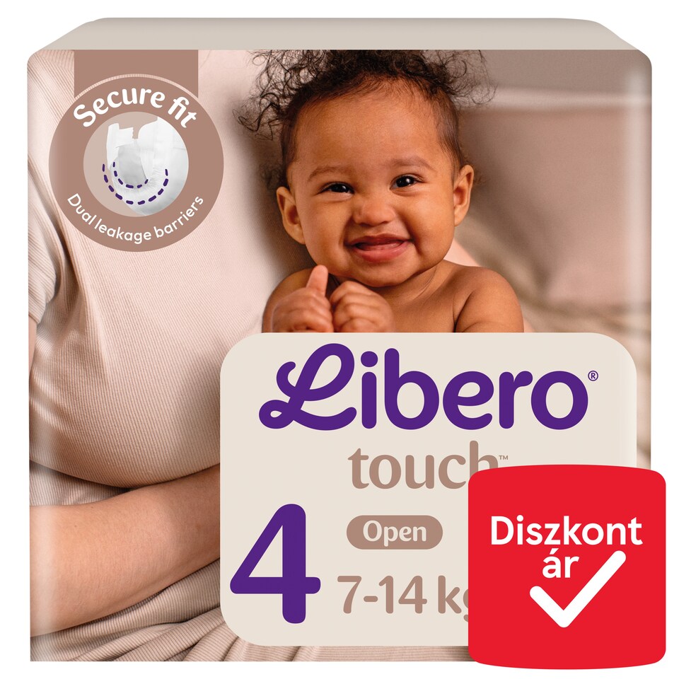 Libero Touch pelenka, méret: 4, 7-14 kg, 36 db  1. kép