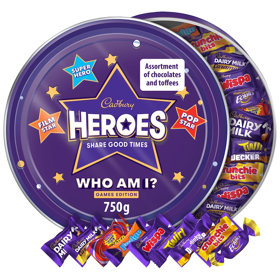 Cadbury Heroes Tin 750G
