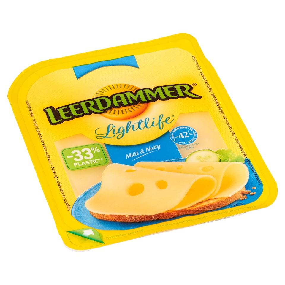Obrázek 1 pro produkt Leerdammer Lightlife 5 plátků 100g 