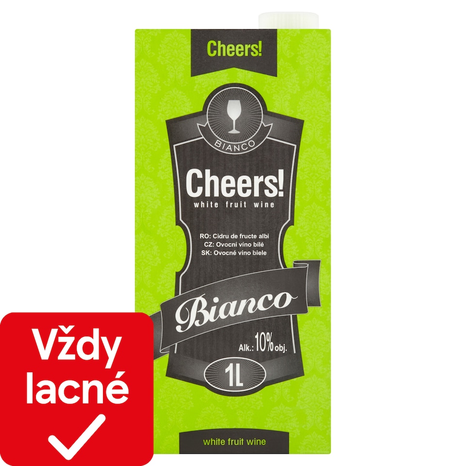 obrázok 1 z Cheers! Bianco ovocné víno biele 1 l
