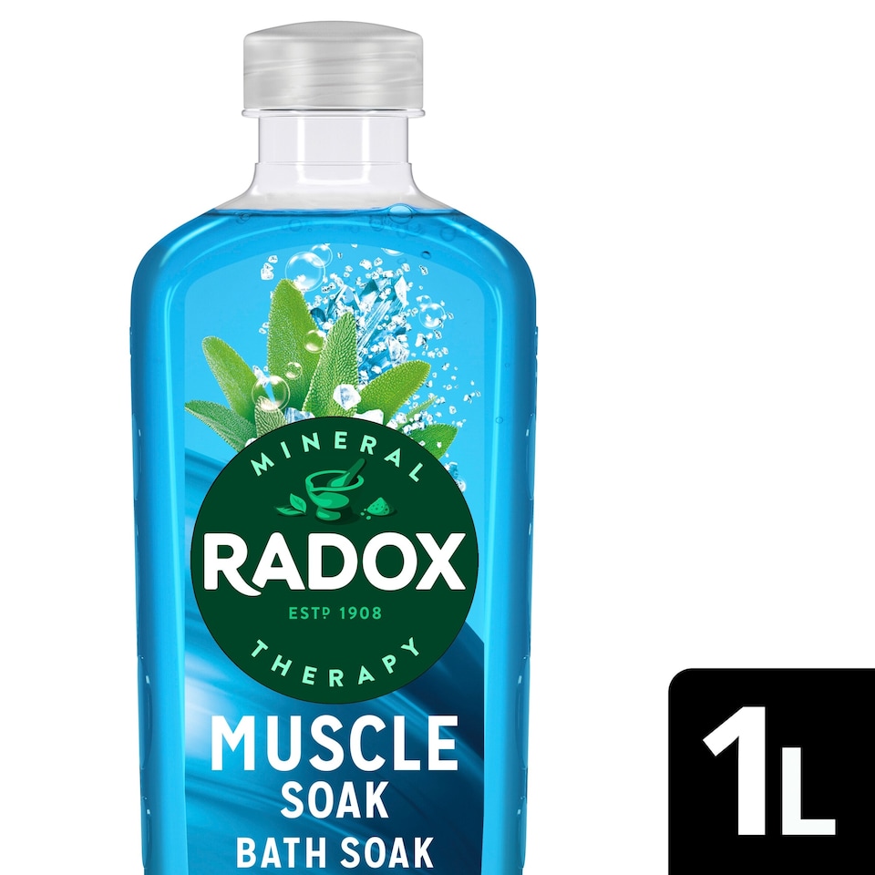 image 1 of Radox Muscle Soak Bath Soak 1L