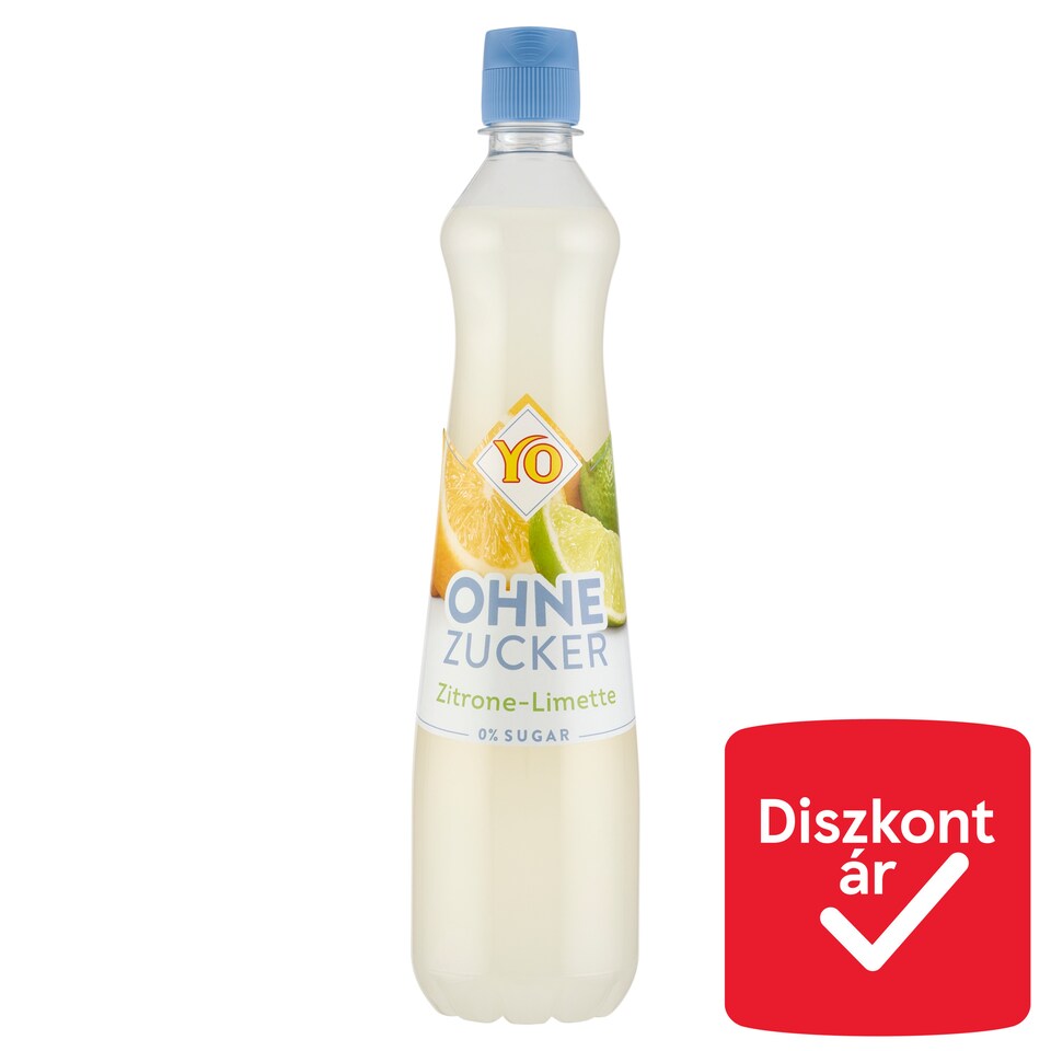Yo citrom-lime ízű szörp édesítőszerekkel 0,7 l 