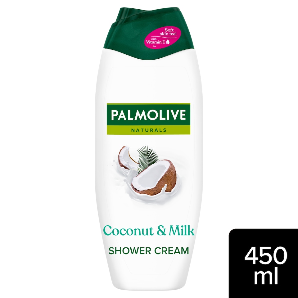 image 1 of Palmolive Naturals Coconut & Milk Shower Cream 450ml