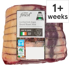 Tesco Finest Certified Irish Angus Round Roast Joint 1.3kg 